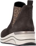 Remonte Baskets Montante en cuir Marron combi