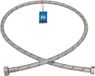 KOTARBAU® Tuyau de raccordement flexible 1/2“ x 3/8“ - Tuyau de robinet flexible 120 cm - Tuyau de raccordement sanitaire - Tuyau de connexion flexible - Tuyau de raccordement pour armature - avec tresse en acier inoxydable