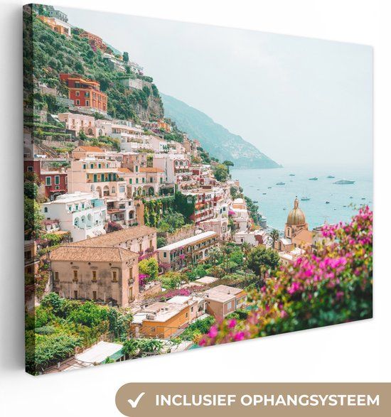 OneMillionCanvasses Canvas schilderij 160x120 cm - Multicolor - Rechthoek - Modern
