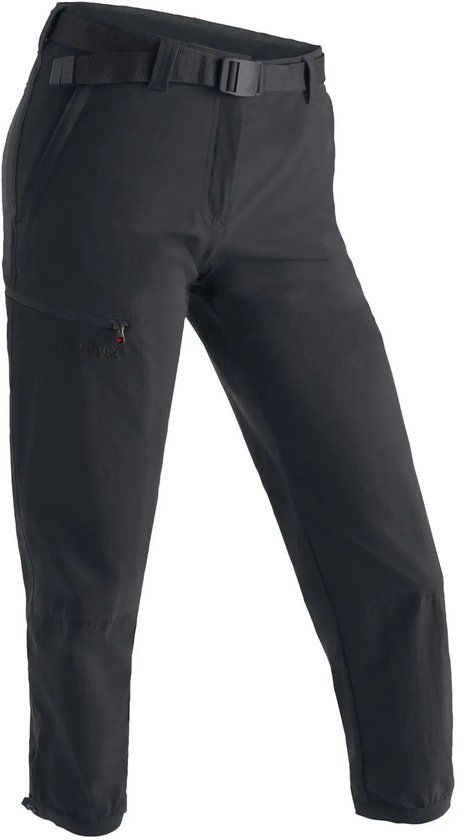 Maier Sports 7/8 Wandelsbroek Dames Lulaka Zwart Polyester Vrouwen Kledingmaat 50