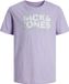 Jack & Jones Junior Jcosplash SMU Tee S/S Crew Neck T-shirt paars 128