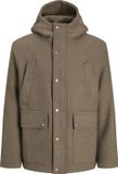 JACK&JONES JPRBLAJESS WOOL BLEND PARKA - Heren - Buitenjassen