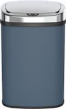MAJESTIC KITCHEN MOVE Poubelle automatique, 58 L, Acier inoxydable gris mat, Bord renforcé, Ouverture automatique