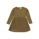 LEVV robe courte évasée - vert olive