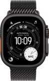 Apple Watch 49mm Loop: Black Titanium Milanese Loop Band - Large