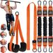 StarTech Pull-up hulpbanden - Set weerstandsbanden - 3 banden met elk een weerstand van 34 kg - Voetlus en bevestigingsriem - Opbergtas - Krachttraining