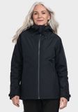 Schöffel Dames Ins Jacket Style Wildkar WMS, weerbestendige, warme outdoorjas met 2-weg stretch, ademende, waterdichte anorak met verstelbare capuchon