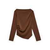 VERO MODA rechtvallende top - bruin