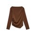 VERO MODA rechtvallende top - bruin