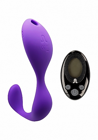 Adrien Lastic Mr. Hook Hands Free Vibrator with Remote - Purple