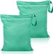 Benza Ibenzoa® Waterbestendige Opbergzakken voor Zwemspullen en Sportkleding - Set van 2, Met Ritssluiting, Groen