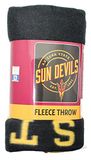 Northwest NCAA Arizona State Sun Devils fleecedeken, 127 x 152,4 cm, platteland