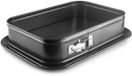 Ibili Moule à manqué rectangulaire avec base à manivelle supplémentaire, 35 x 24 cm, acier avec revêtement antiadhésif, sans PFAS