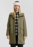 QS s.Oliver QS Outdoor-Jacke olijfgroen Katoen XXL