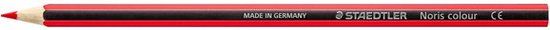 STAEDTLER Noris Colour Kleurpotlood - Rood - 12 stuks