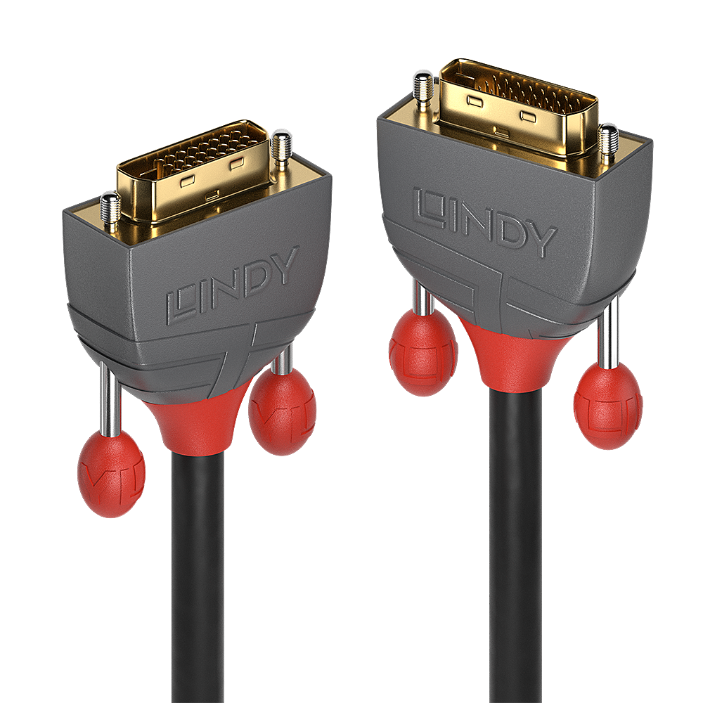 LINDY 36221 - Kabel - 1 m - Zwart