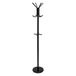 Amazon Basics Staande kapstok voor hoed en jas, zwart, 32,7 x 32,7 x 176 cm (L x B x H)