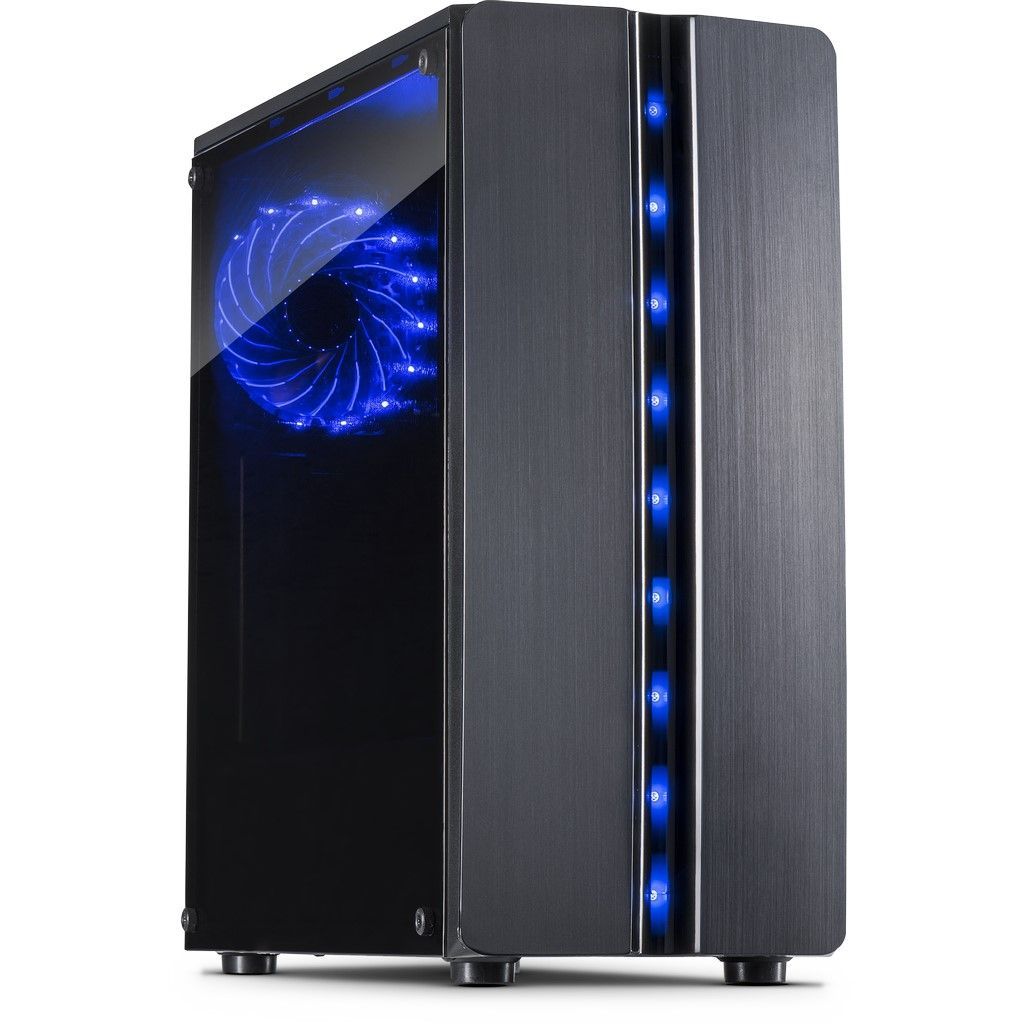 Inter-Tech 88881309 - PC - Zwart