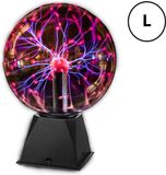 i-Total Plasma bol - Discolamp - Plasmalamp - Aanraak gevoelig - Geluid gevoelig - Inclusief USB Adapter - Zwart - 25cm