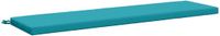 vidaXL - Bankkussen - SOEST - 100% Polyester - Turquoise - 150 x 40 x 5 cm