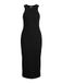 JJXX Jack & Jones Forest Str Mouwloze Jurk Zwart L Vrouw