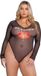 Playboy Lingerie - Cover Girl November Body Noir XL