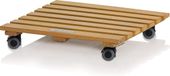 LECHUZA Coaster natural wood 37 square