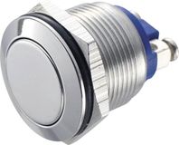 SELECT GOLD TRU COMPONENTS Vandalismebestendige druktoets 48 V/DC 2 A 1x uit/(aan) Moment IP65 RVS Kunststof 1 stuk(s)