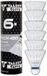 Talbot Torro Badminton Shuttles Tech 450 Wit/blauw 6 Stuks