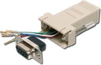 ASSMANN Electronic AT-23066 RJ45 naar DSUB 9-pin adapter, beige
