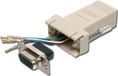 ASSMANN Electronic AT-23066 RJ45 naar DSUB 9-pin adapter, beige