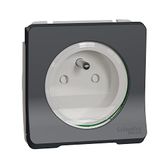 Schneider Electric - Mureva Styl - 2P+T stopcontact met schroef - Componeerbaar - IP55 - IK08 - Grijs - MUR38030