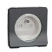 Schneider Electric - Mureva Styl - 2P+T stopcontact met schroef - Componeerbaar - IP55 - IK08 - Grijs - MUR38030