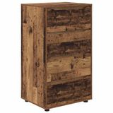vidaXL Opbergkasten, 2 stuks, antiek hout, 60 x 48 x 105 cm