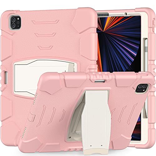 FINTIE Toetsenbordhoes voor iPad 10,2 inch (9/8/7 generatie - 2021/2020/2019), beschermhoes met TPU achterkant, pennenhouder en magnetisch afneembaar toetsenbord met QWERTZ-lay-out, fantacy ombre