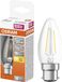 Osram LED Filament Leuchtmittel Parathom Kerze 2,8W = 25W B22d klar 250lm warmweiß 2700K