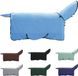 vidaXL Horse blanket full aqua 135 cm Polyester Fleece