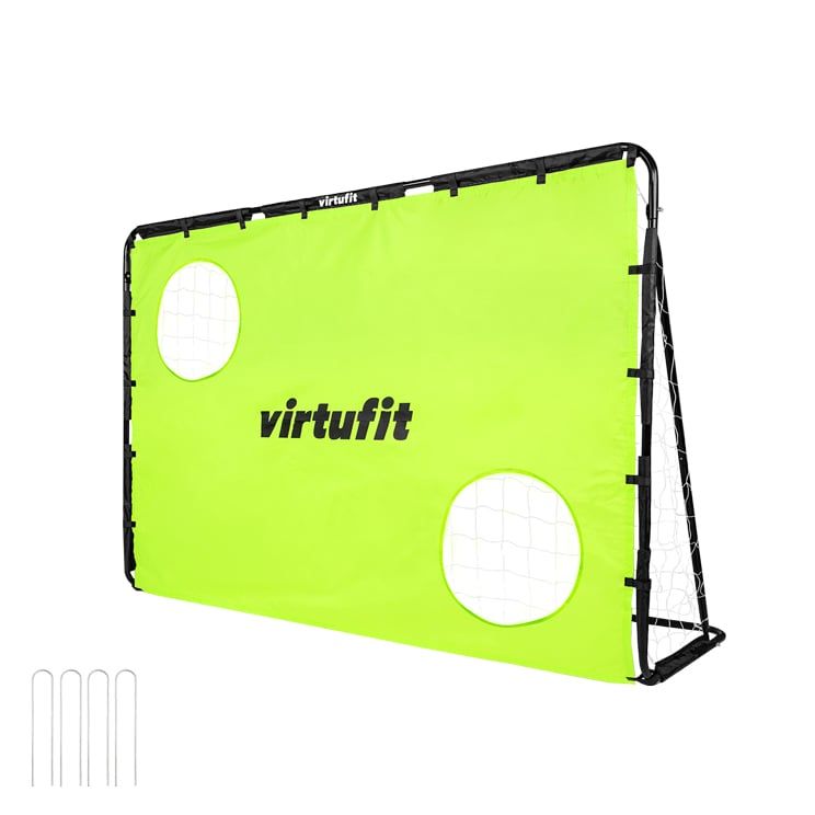 VirtuFit Voetbaldoel - 120 x 80 cm met doelwand