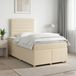 Maison Exclusive - Lit Boxspring avec matelas crème 120 x 190 cm tissu