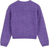 WE Fashion Meisjes vest van wolmix - Paars - Maat 170/176