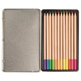 Walther PC300N Houten Kleurpotloden - 12 stuks - Neon Kleuren