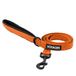 Voyager Reflecterende hondenriem met neopreen handvat, 1,5 m lang, oranje