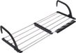 Sans marque Étendoir pliable pour balcon et radiateur - Compact séchoir à linge (31x39cm)