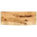 VidaXL Tafelblad met natuurlijke rand 80x20x3,8 cm massief mangohout