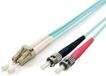 Equip 255211 Glasvezel kabel 1 meter LC ST OM3 turquoise