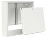 Armoire de distribution - Montage en saillie - 14 circuits de chauffage - Blanc - Acier galvanisé