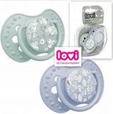 LOVI Dynamische Fopspeen Blossom Ivory 2 stuks 6-18 maanden