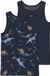 NAME IT Jongens Navy Blazer Katoen Elastaan Ronde hals Mouwloos Dierenprint Set van 2 Maat 92