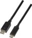 Logilink UA0335 USB-C naar DisplayPort Adapterkabel 1.80 m Zwart