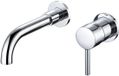 BES LED Wastafelkraan - Leoni - Inbouw - met Inbouwdeel - Waterbesparend - Chroom